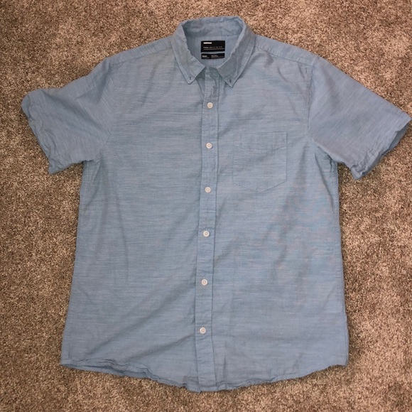 Other - Blue short sleeve collard shirt